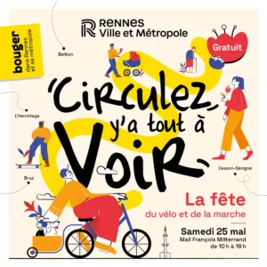 affiche de mai à vélo